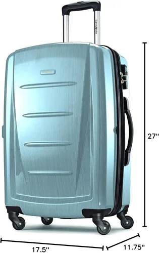 Miniatura 258 de Samsonite Winfield 2 Equipaje rígido con ruedas giratorias, Azul profundo, Juego de 3 piezas (20/24/28)