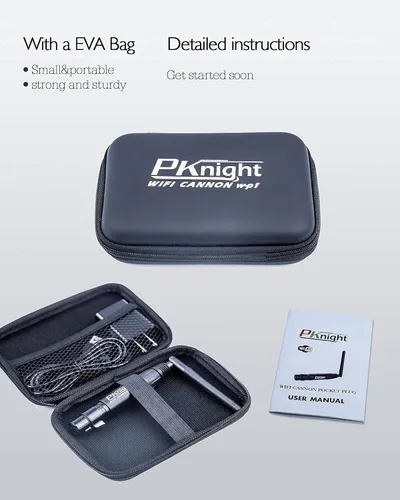 Miniatura 7 de Pknight Controlador inalámbrico DMX, transceptor compacto con conectividad Wi-Fi, compatible con Artnet y sACN