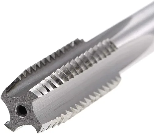 Miniatura 5 de uxcell Macho métrico de la máquina de la mano izquierda M12 rosca 1.75 paso H2 4 flautas de alta velocidad de rosca de tornillo de acero roscas