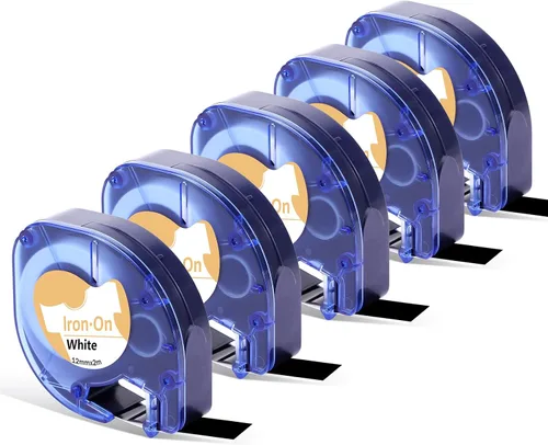 Miniatura 20 de Paquete de 4 cintas adhesivas de plástico transparente compatibles con Dymo Letratag 16952 S0721530 de 0.472 in x 13.1 ft 1/2 pulgadas x 13 pies