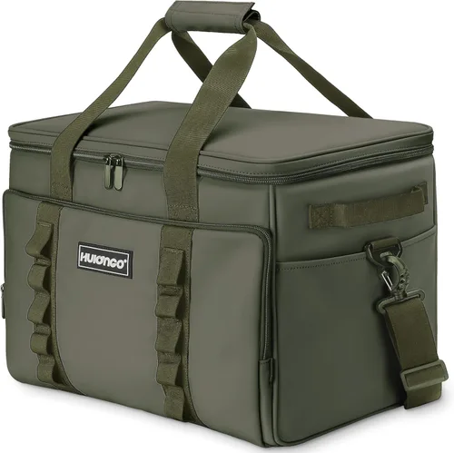 Bolsa térmica con aislamiento suave, plegable, enfriadores de viaje grandes, enfriadores de lados suaves, hieleras a prueba de fugas, impermeable