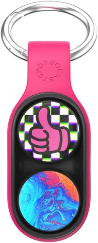 Miniatura 2 de PopSockets PopPuck - Juguete magnético para adultos y niños, imán de truco, juguete sensorial para aliviar el estrés y concentrarse, color rosa punk