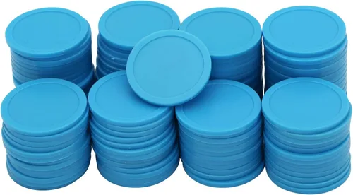 Miniatura 3 de Caja de 120 monedas de conteo para fichas de póquer y monedas de juego (rojo+amarillo, 1.378 in)
