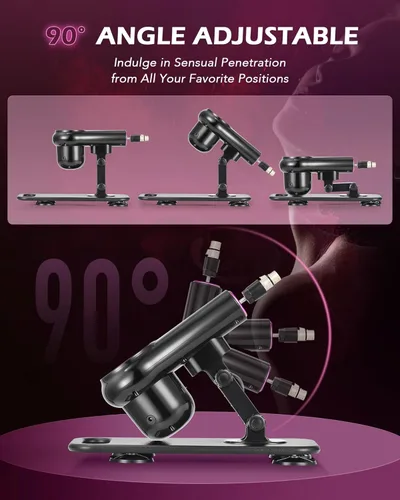 Miniatura 3 de SENSUA Máquina sexual automática, máquina de consolador de empuje con 6 accesorios y control remoto para mujeres, hombres, parejas, juguetes