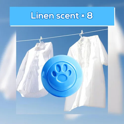 Miniatura 2 de SCENTORINI Bolas desodorantes para zapatos, paquete de 8 bolas desodorizantes de lino, eliminador de olores para zapatos, botas, ambientador
