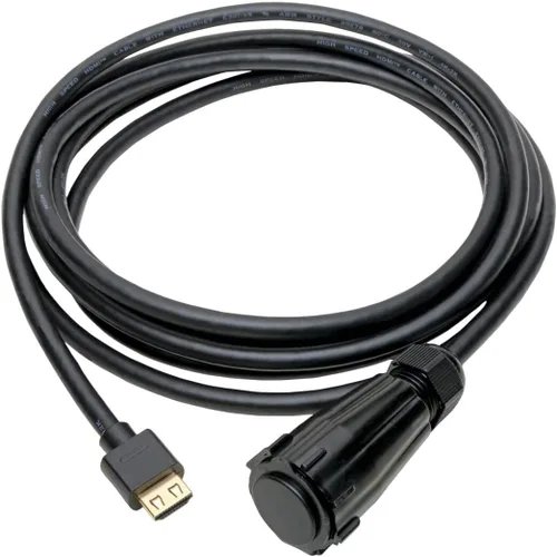 Miniatura 4 de Tripp Lite Cable HDMI de alta velocidad con conector IP67 protegido (M/HDMI industrial, Ethernet, 4K, 12 pies (P569-012-IND)