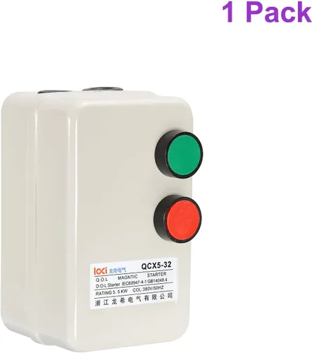 Miniatura 5 de DMiotech 220V 240V 5.5KW Motor eléctrico magnético Control de arranque de Voltios monofásicos trifásicos Interruptores industriales para compresores