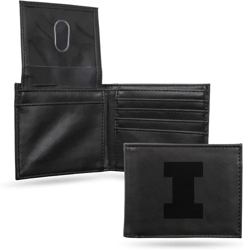 Miniatura 46 de NCAA Rico Industries Cartera Billetera con Grabado Láser Cartera Billetera con Grabado Láser - Diseño Delgado - Gran Regalo