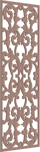 Miniatura 30 de Meadville Paneles decorativos de pared de madera con calado, 9 3/8 pulgadas de ancho x 24 3/8 pulgadas de alto x 1/4 de alto, aliso