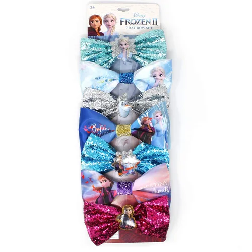 Miniatura 13 de LUV HER Disney Stitch - Lazos para el cabello, paquete de 7 lazos de 4 pulgadas, juego de regalo de accesorios para el cabello, clip de cocodrilo, a