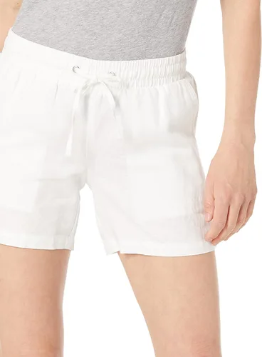 Miniatura 3 de Tienda Essentials Pantalón corto de lino con cordón de 5 pulgadas