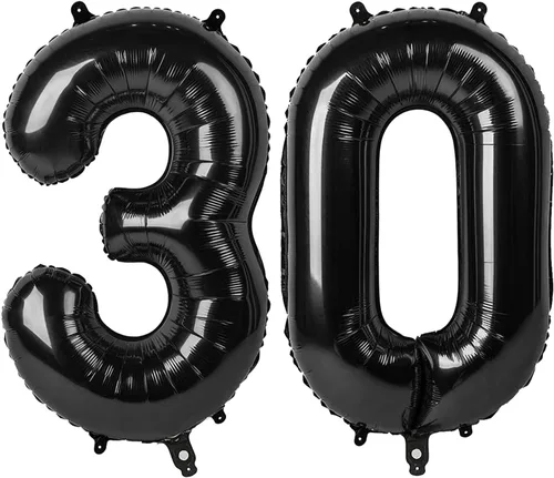 Miniatura 358 de Globo de cumpleaños número 4 dorado de 40 pulgadas, globos gigantes del número cuatro 14 24 34 40 44 2024, globos grandes de lámina de mylar para Oro