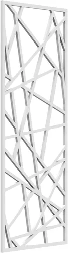 Miniatura 123 de Conway Paneles de pared decorativos de madera con calado, 9 3/8 pulgadas de ancho x 24 3/8 pulgadas de alto x 1/4 de alto, aliso