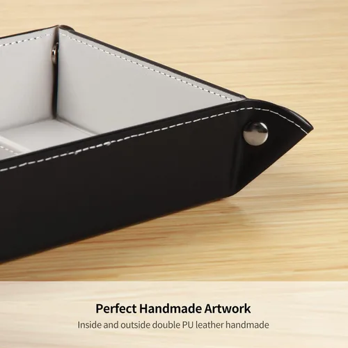 Miniatura 43 de Cuenco para llaves para hombres, soporte para entrada, mesita de noche, bandeja de valet para cosas de bolsillo, organizador de mesita de noche