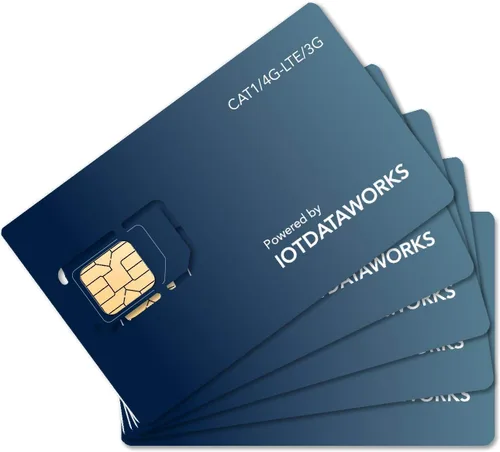 Miniatura 11 de Tarjeta SIM IoT ilimitada con servicio prepago de 12 meses Sin contrato, límites 64 kbps CAT1, 4G LTE/3G/2G Sin voz/SMS/Streaming Estados