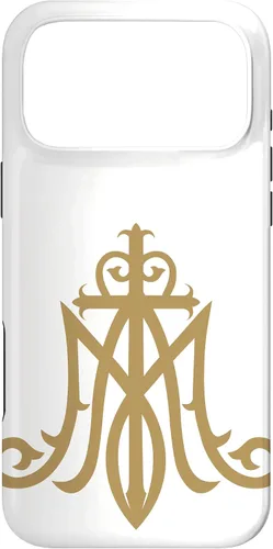 Miniatura 21 de Funda católica con monograma para iPhone 15 Virgin Mary Insignia Ave Maria