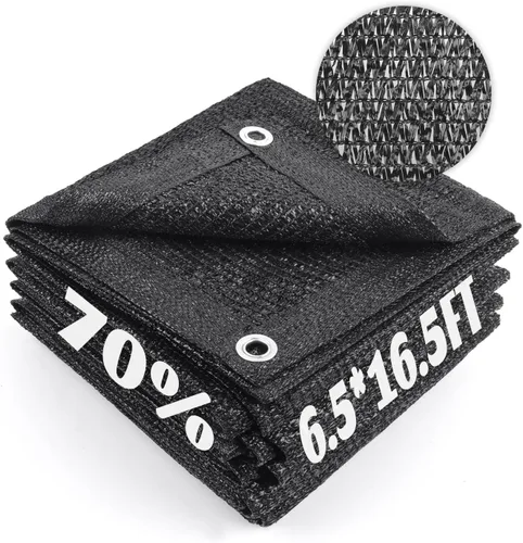 Miniatura 68 de Cool Area Lona de malla con ojales para cubierta de plantas, toldo de patio de 10 x 20 pies, para jardín, pérgola, invernadero, coche, granero, 55%