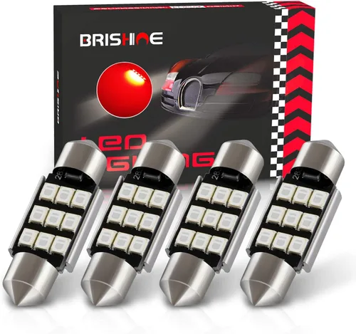 Miniatura 15 de 4 bombillas LED Festoon DE3175 de 1.102 in y 1.142 in, 2835 chipsets Canbus sin errores, 1.1 pulgadas, DE3021 3175 3022 N3, bombillas LED