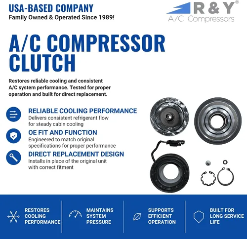 Miniatura 2 de Embrague del compresor del A/C RYC AFG399-01-CL
