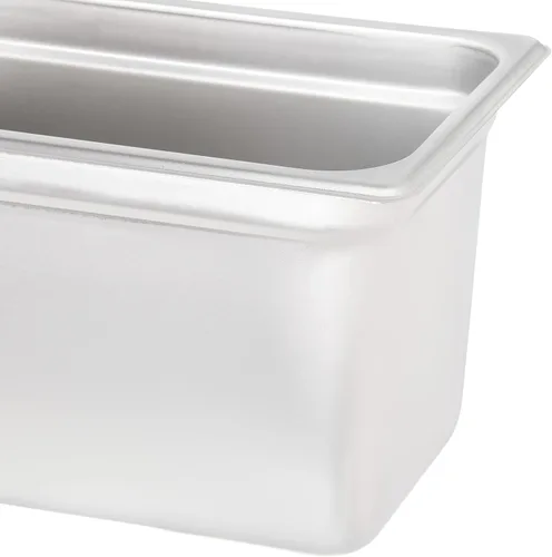 Miniatura 4 de Carlisle FoodService Products Durapan - Bandeja de acero inoxidable tamaño 1/4, Hotel Pan para catering, bufés, restaurantes, acero inoxidable, 6
