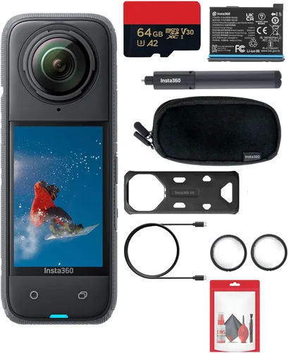 Miniatura 7 de Insta360 Cámara de acción X4 impermeable 8K 360 con sensor de 48 MP, video 5.7K 360, edición AI para creadores de contenido, viajes, exteriores +