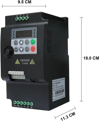 Miniatura 3 de VFD 0.75/1.5/2.2/4/5.5KW 220V/380V 3 Phase Output Variable Frequency Drive Converter Motor Speed Controller Inverter(0.75kw-220v 1PH-3PH)