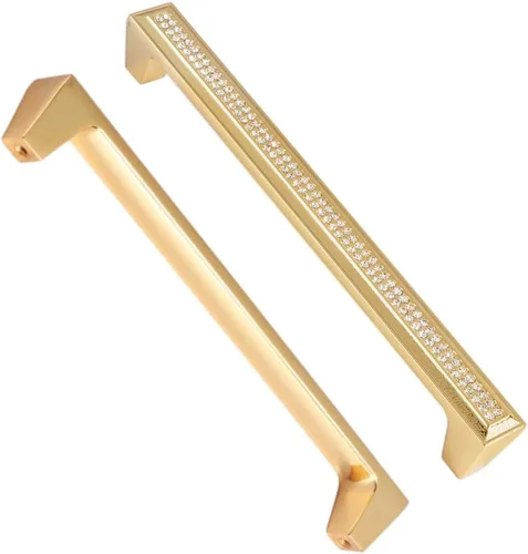 Miniatura 26 de LANC Tiradores de gabinete de cristal negro para cocina y baño, manijas de gabinete para dormitorio, pomo de gabinete negro mate brillante