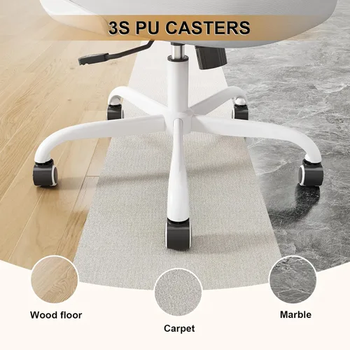 Miniatura 5 de Synorla Silla de oficina, sillas de escritorio ergonómicas de 330 libras de capacidad, silla de computadora de malla con respaldo alto