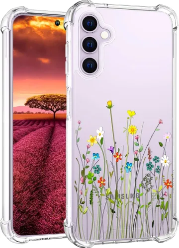 Miniatura 47 de Compatible con Samsung Galaxy S23 - Funda transparente para mujeres y niñas, diseño transparente (formas geométricas de arte abstracto)