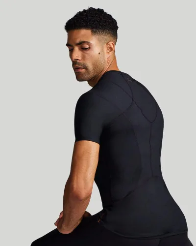 Miniatura 11 de Tommie Copper Camiseta de compresión con corrector de postura para hombre, con protección solar UPF 50
