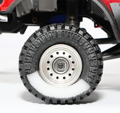 Miniatura 8 de DJCRAWLER Neumáticos pegajosos blandos de 1.0 pulgada 50.8 * 22.8mm para TRX-4M SCX24 1/18 1/24 Actualizaciones de ruedas, neumáticos de goma MT