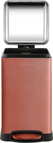 Miniatura 8 de happimess HPM1012D Betty - Bote de basura retro de 3.2 galones con tapa de cierre suave, moderno, minimalista, a prueba de huellas dactilares