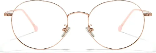 Miniatura 31 de Cyxus Gafas Redondas con Bloqueo de Luz Azul para Hombres y Mujeres, Marco de Alambre, Ultraligeras, Cómodas, para Oficina, Computadora