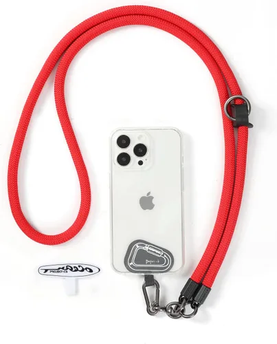 Miniatura 12 de Cordón para teléfono celular ×1, Pestaña de sujeción ×2, Correa de teléfono ajustable universal, Cruzada, Cordón para el cuello, Correa de cuerda