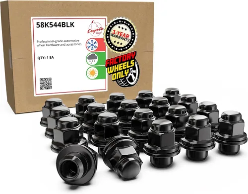 Miniatura 11 de Wheel Accessories Parts 20 piezas M12 1.25 12x1.25 rosca ET bellota de bulto (hilo extra para espaciadores) 1.42" de largo, tuerca de rueda cromada