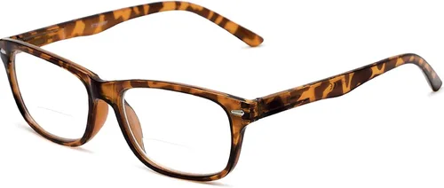 Miniatura 7 de The Manhattan Bifocal Reader - Lentes de lectura estilo rectangular para hombres y mujeres + 1.00 color negro