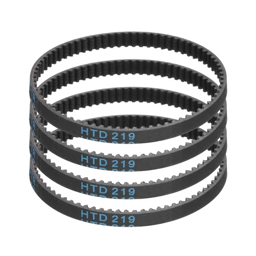 Miniatura 7 de uxcell 4pcs HTD-3M correa dentada de goma 60 dientes, 7.087 in de longitud de paso x 0.236 in de ancho x 0.094 in de altura, correa de distribución
