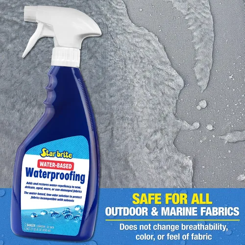 Miniatura 4 de STAR BRITE Sellador Impermeable a Base de Agua de Bajo Olor - Añade y Restaura Resistencia al Agua y Protección UV para Telas Nuevas, Delicadas