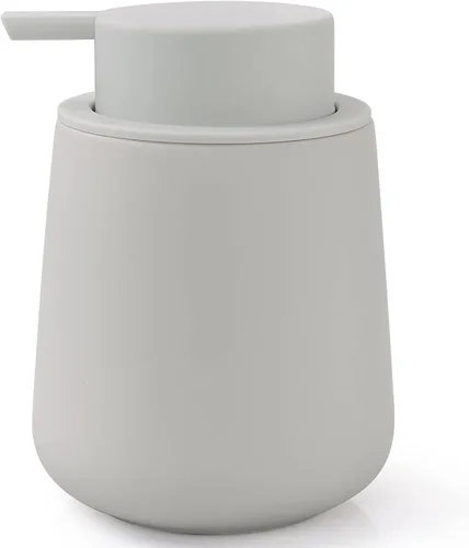 Miniatura 12 de Bosilunlife Dispensador de jabón de manos, dispensador de jabón de cerámica de 12 onzas, dispensador de jabón líquido recargable para baño