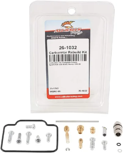 Miniatura 3 de All Balls Kit de reparación de carburador 26-1032 (26-1032 Polaris Sportsman 335 1999-2000)