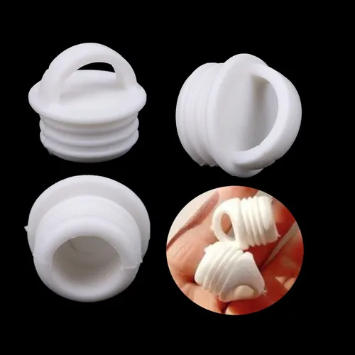 Miniatura 5 de Paquete de 5 tapones de drenaje de kayak con empuñaduras de mango, tapones duros para enfriar, orificios de drenaje, tapón de goma para skeeter