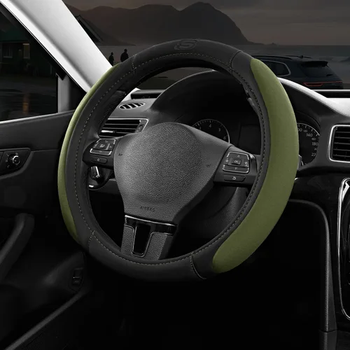 Miniatura 9 de Skechers - Funda para volante de automóvil con espuma viscoelástica, funda antideslizante para volante de 14.5-15 pulgadas, diseño cómodo y seguro