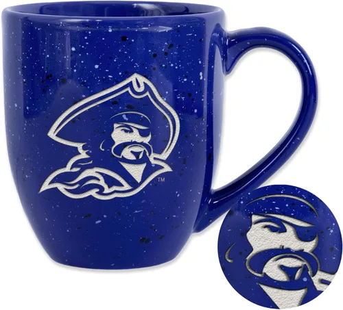 Miniatura 462 de Rico Industries NCAA Virginia Tech Hokies Maroon - Taza de café de cerámica grabada con láser, color del equipo, 16 onzas