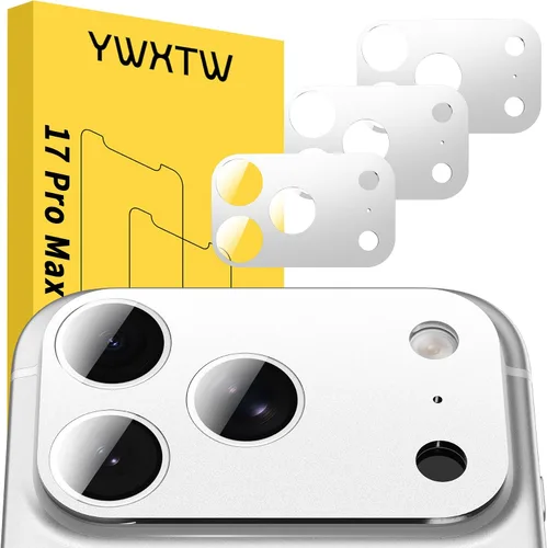 Miniatura 30 de YWXTW Protector de lente de cámara para iPhone 17 Pro, cobertura completa, protector de pantalla de lente de vidrio templado para iPhone 17 Pro
