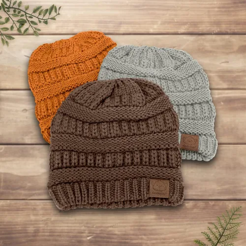 Miniatura 9 de Paquete de 3 gorros de bebé, sombreros de bebé, sombreros de recién nacido, sombreros de bebé, sombreros de niña para invierno (Mars)