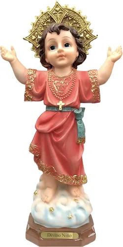 Gigi's Classy Kids Figura de estatua de niño sagrado Divino Nino Divino Jesús Religioso Figura de regalo (13 pulgadas)
