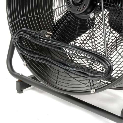 Miniatura 6 de Global Industrial Ventilador de tambor inclinable portátil de 24" de diámetro, 7700 CFM, 1/3 HP, 1 fase, 2 velocidades, 120 voltaje, 1100 RPM