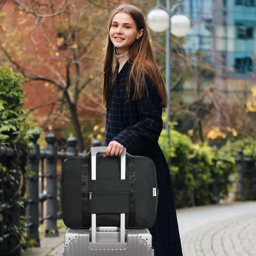 Miniatura 7 de For Spirit Airlines - Bolsa de viaje plegable de 18 x 14 x 8 pulgadas, bolsa de viaje debajo del asiento, equipaje de mano para mujeres y hombres