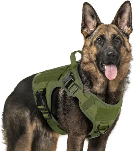 Miniatura 44 de rabbitgoo - Arnés táctico para perros pequeños, arnés resistente para mascotas con asa, chaleco de servicio sin tirones para razas pequeñas, chaleco