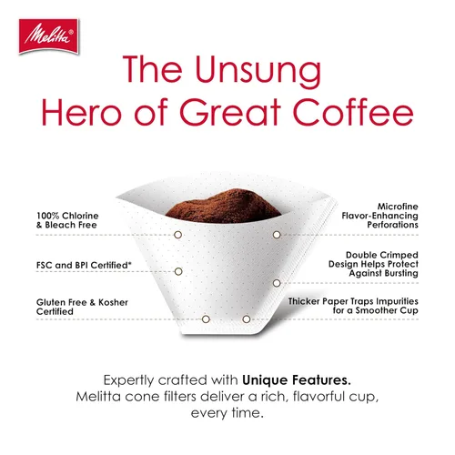 Miniatura 3 de Filtros de café en forma de cono, de Melitta